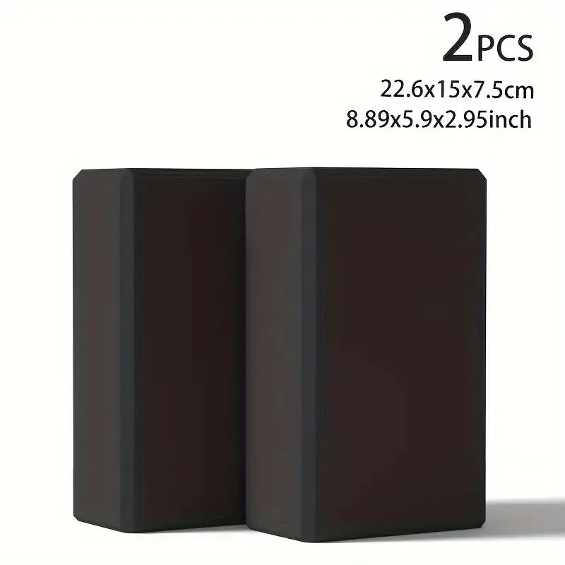 2-Piece Solid Color Yoga Bricks
