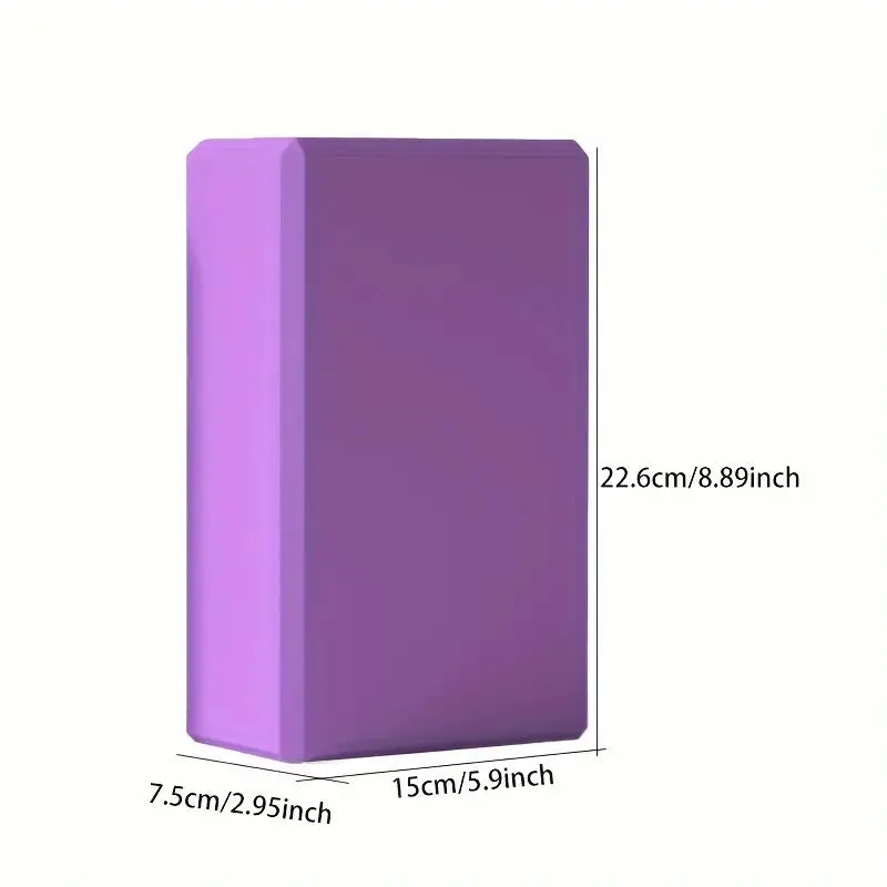 2-Piece Solid Color Yoga Bricks