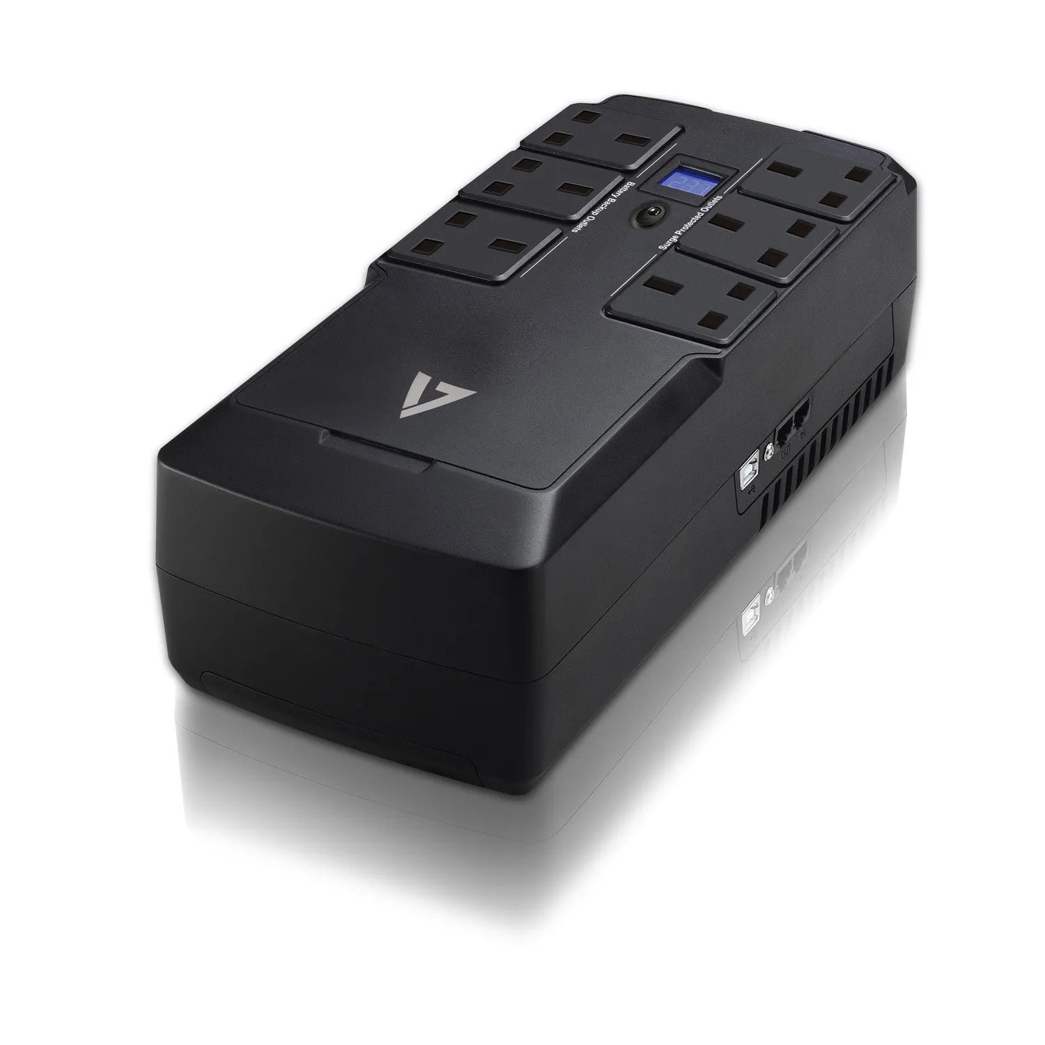750Va Desktop Ups Lcd 6 Out