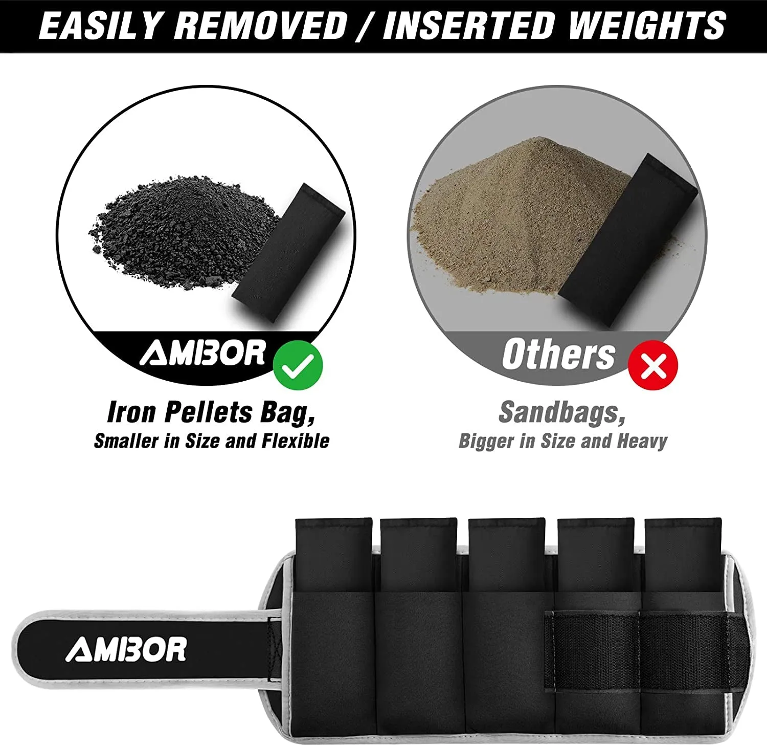 Adjustable Leg Weights - 2 Pack