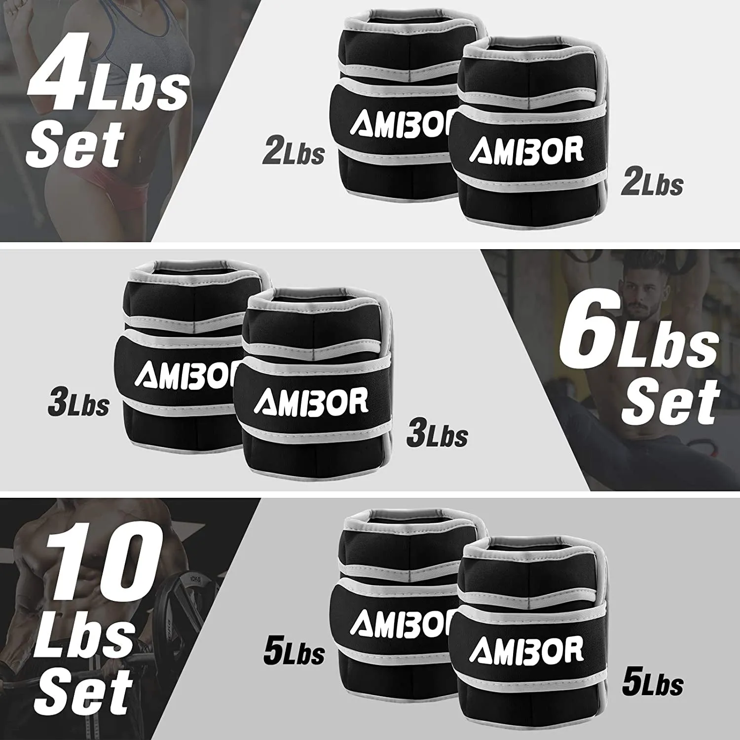 Adjustable Leg Weights - 2 Pack