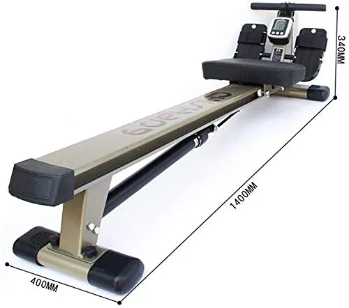 AMZOPDGS Rowing Machines, Rowing Machine,with HD Dial Display and Adjustable Resistance,Non-Slip Pedal Design,Safe,Suitable for Office,Balcony,Cardio Fitness Equipment