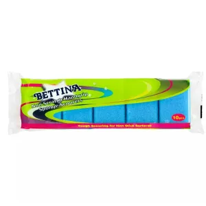 Bettina Non-Scratch Handgrip Sponge Scourers 10 Pack