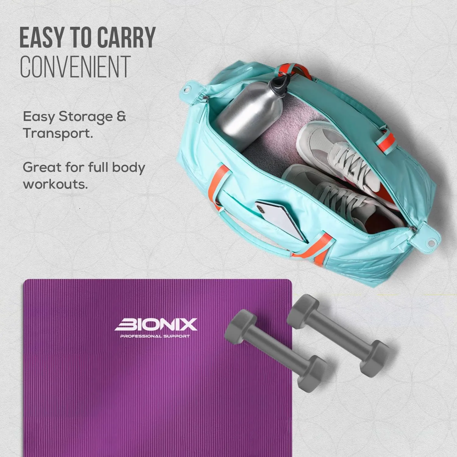 Bionix Neoprene Dumbbells Weights Pair