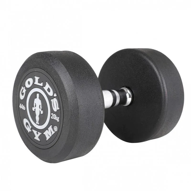 CLEARANCE: GOLD'S GYM PREMIUM RUBBER DUMBBELLS, Sold in Pairs