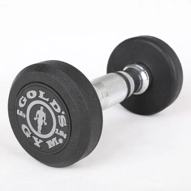 CLEARANCE: GOLD'S GYM PREMIUM RUBBER DUMBBELLS, Sold in Pairs