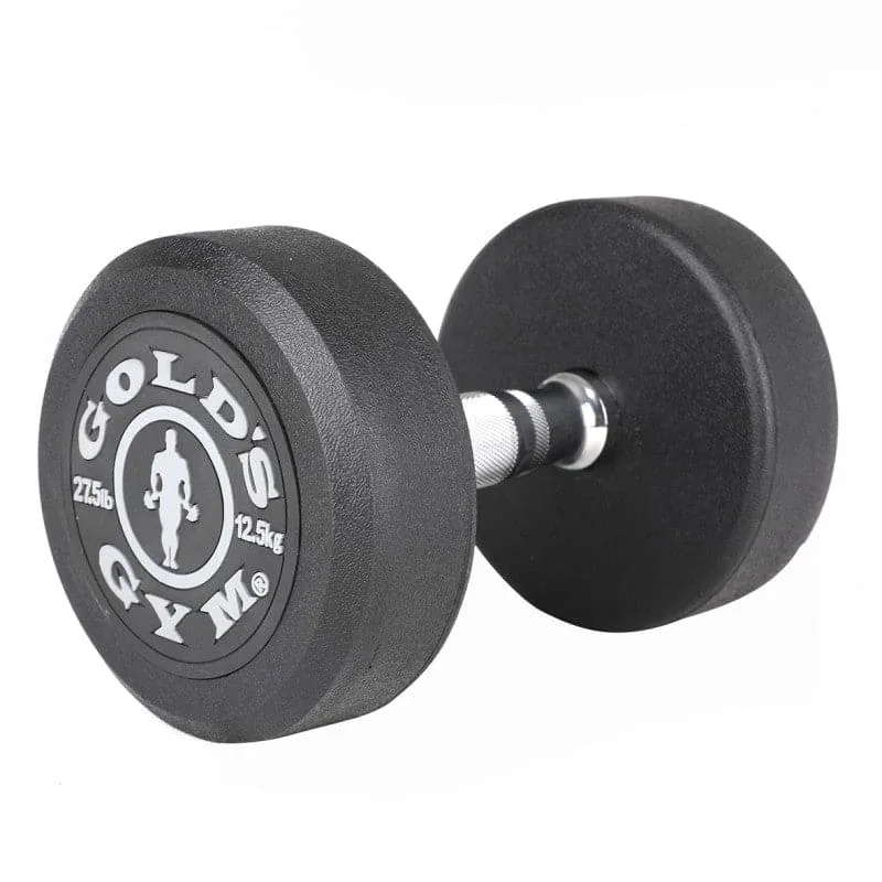 CLEARANCE: GOLD'S GYM PREMIUM RUBBER DUMBBELLS, Sold in Pairs