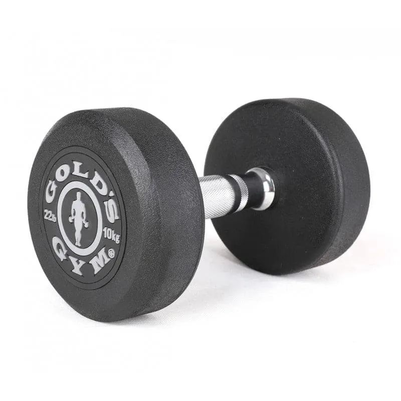 CLEARANCE: GOLD'S GYM PREMIUM RUBBER DUMBBELLS, Sold in Pairs