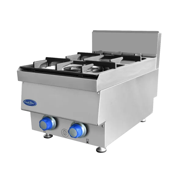 Cookrite AT65G2B-C-NG 2 Burner Cook Top 650 NG