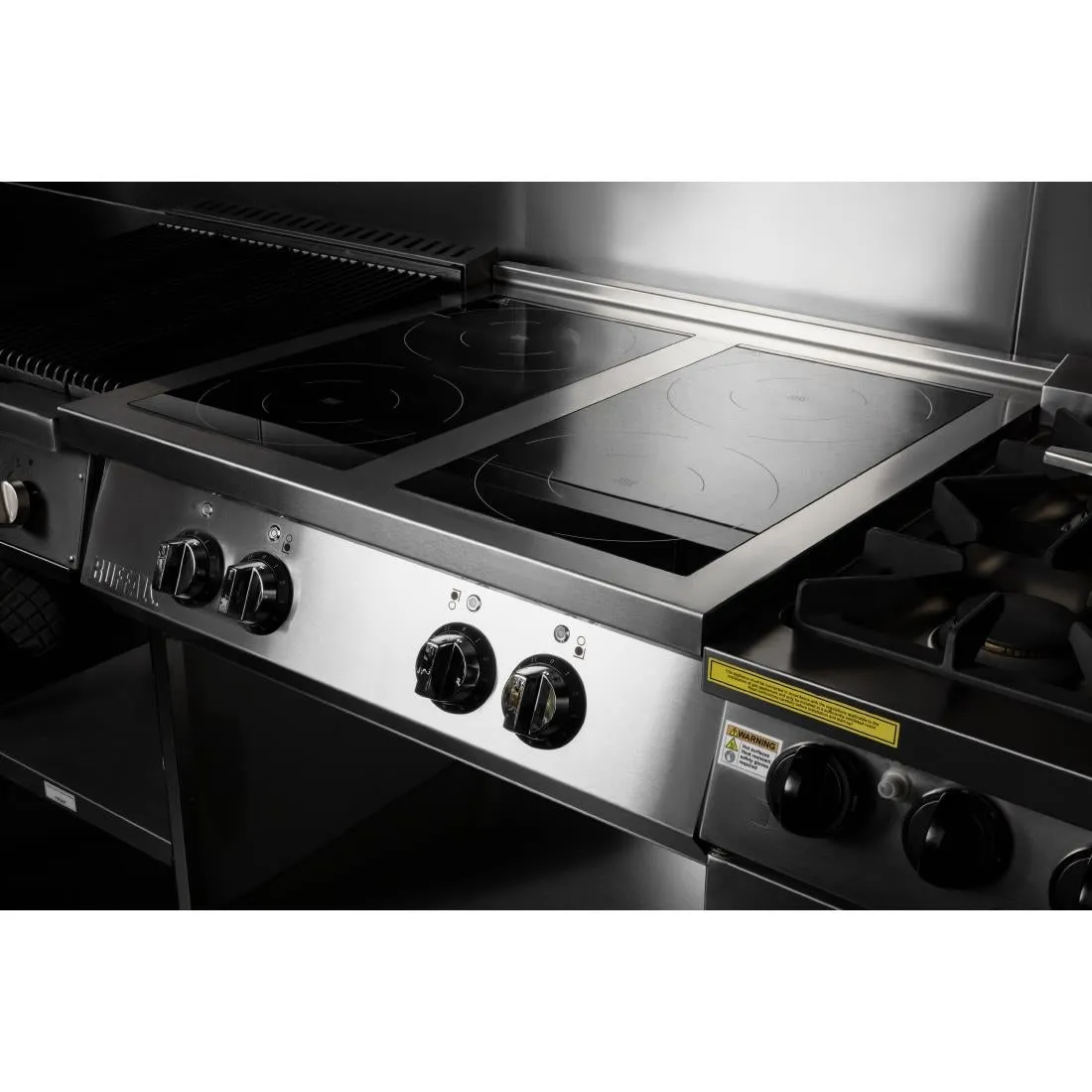 CU488 Buffalo Freestanding 4 Zone Induction Hob
