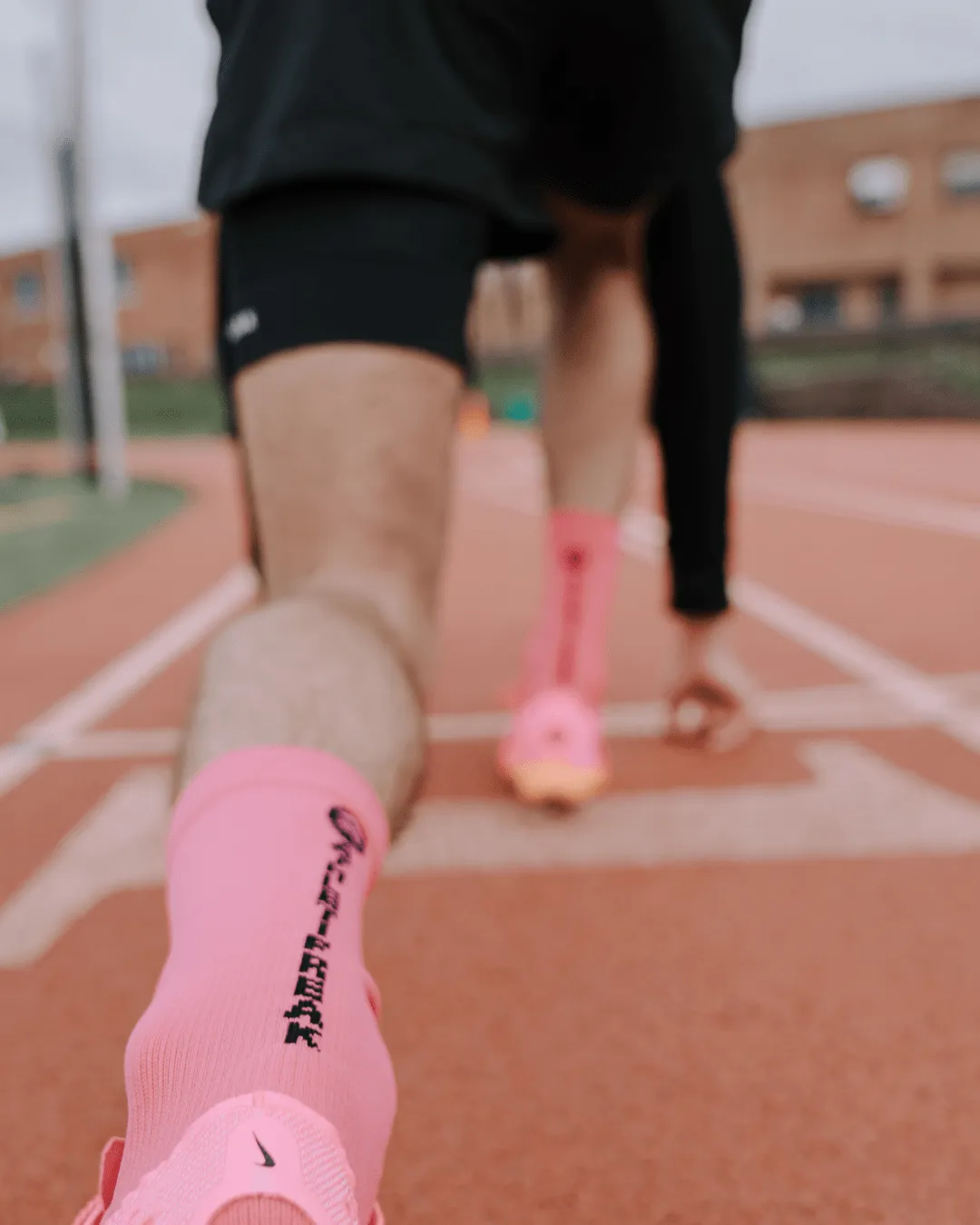 D.Feet the Odds Crew Socks - Pink