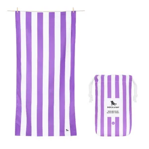 Dock & Bay Quick Dry Beach Towel  - Cabana - Brighton Purple