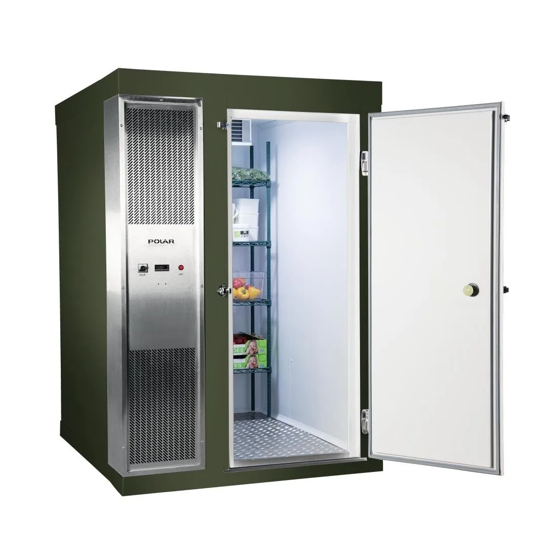 DS488-CGN Polar U-Series 2.1 x 1.8m Integral Walk In Cold Room Green
