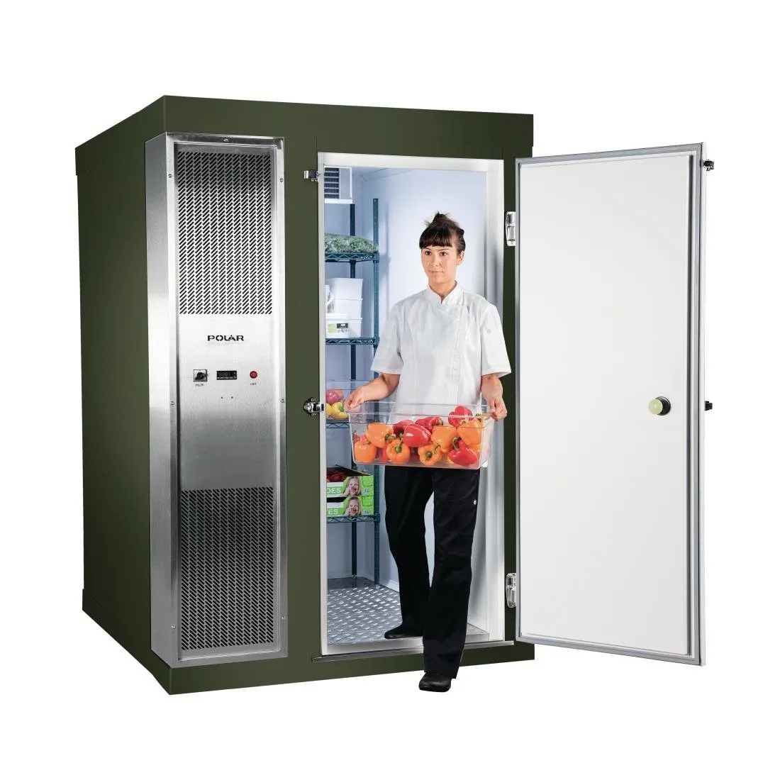 DS488-CGN Polar U-Series 2.1 x 1.8m Integral Walk In Cold Room Green