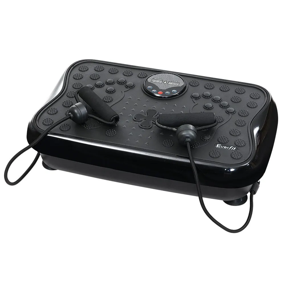 Dual-Belt Vibration Machine with Resistance Bands - Everfit