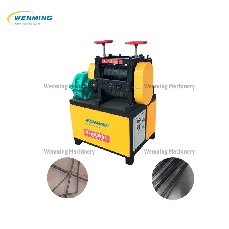 Efficient Scrap Wire Straightening Machine Scrap Rebar Handling Equipment