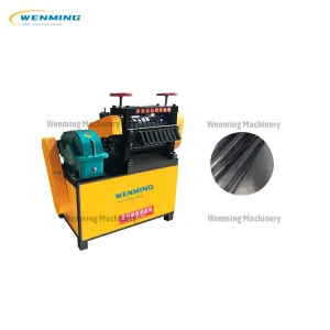 Efficient Scrap Wire Straightening Machine Scrap Rebar Handling Equipment