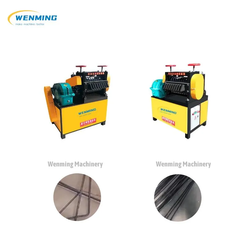 Efficient Scrap Wire Straightening Machine Scrap Rebar Handling Equipment