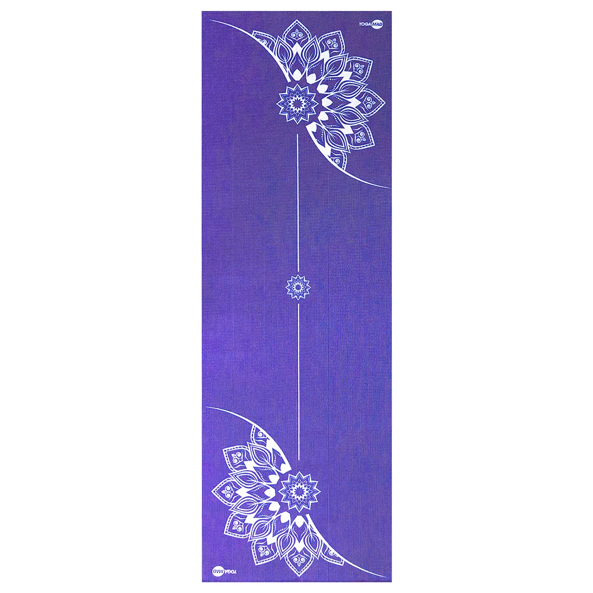 Fitness Mad Mandala Alignment Yoga Mat-4mm Purple