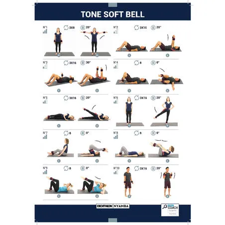 Fitness wrist and ankle soft weights twin-pack