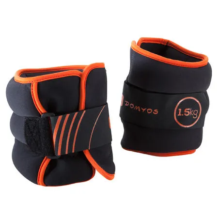 Fitness wrist and ankle soft weights twin-pack