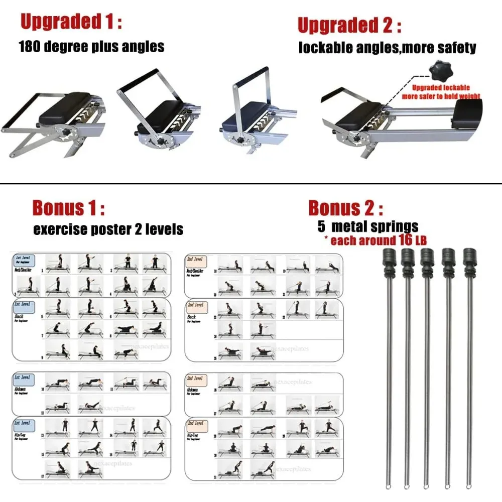 FlowReform Pro Foldable Pilates Machine Equipment