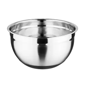 GG021 Vogue Stainless Steel Bowl with Silicone Base 3Ltr