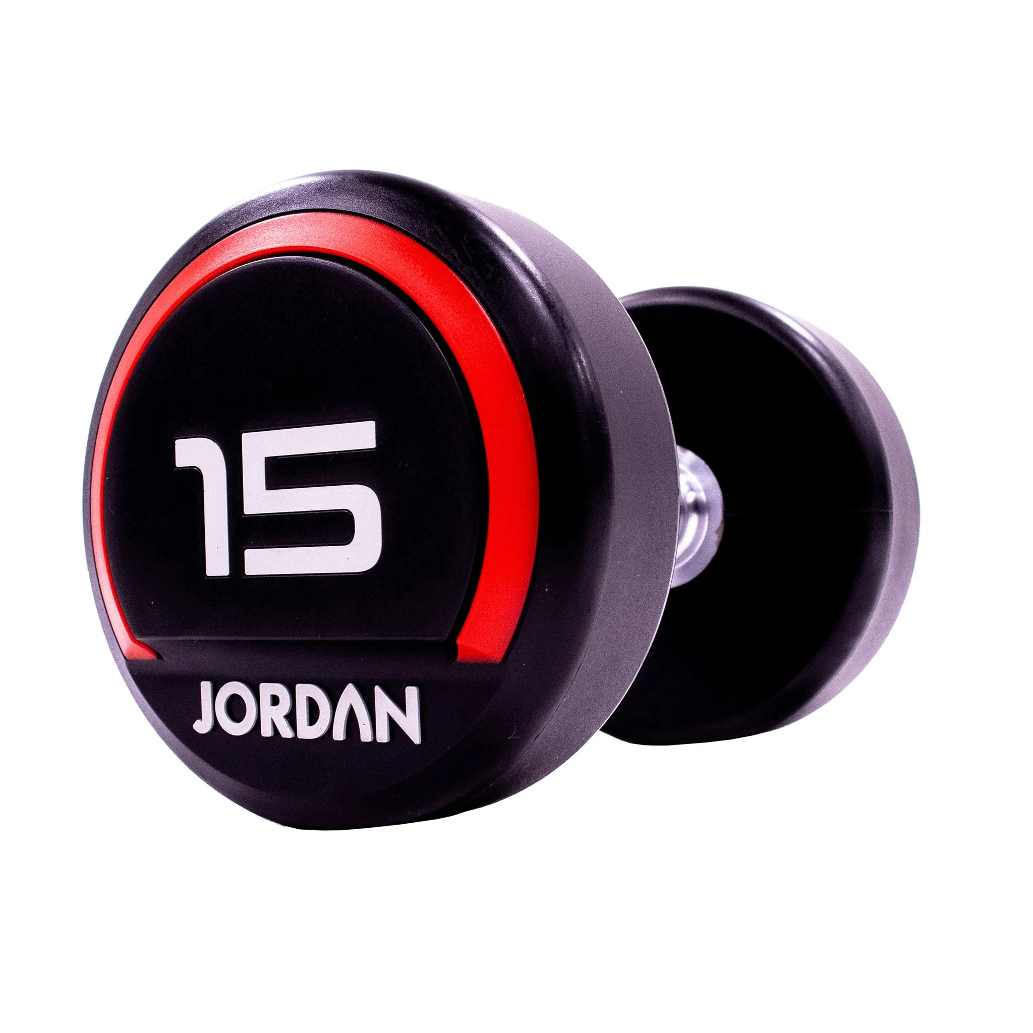 JORDAN® Urethane Dumbbells - Up to 75kg (Red)