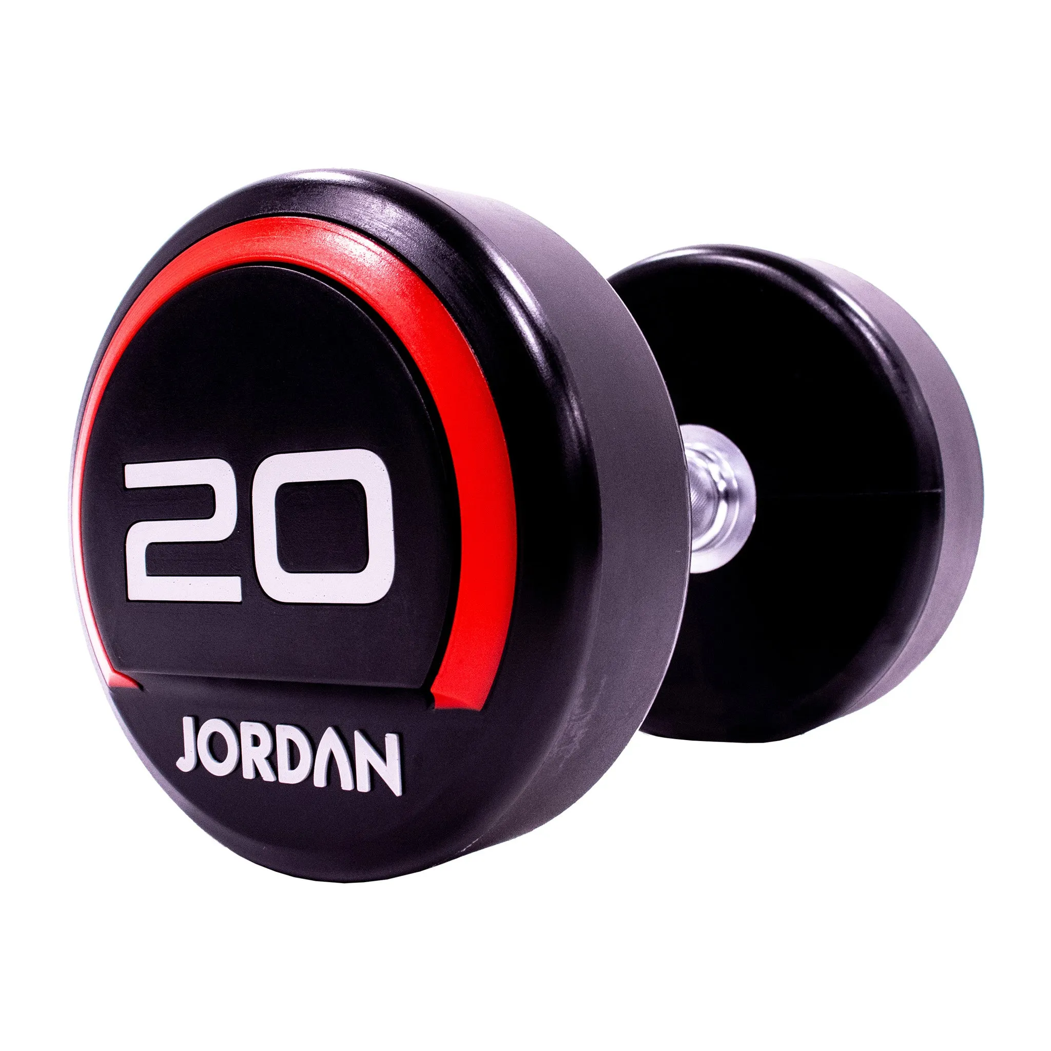 JORDAN® Urethane Dumbbells - Up to 75kg (Red)