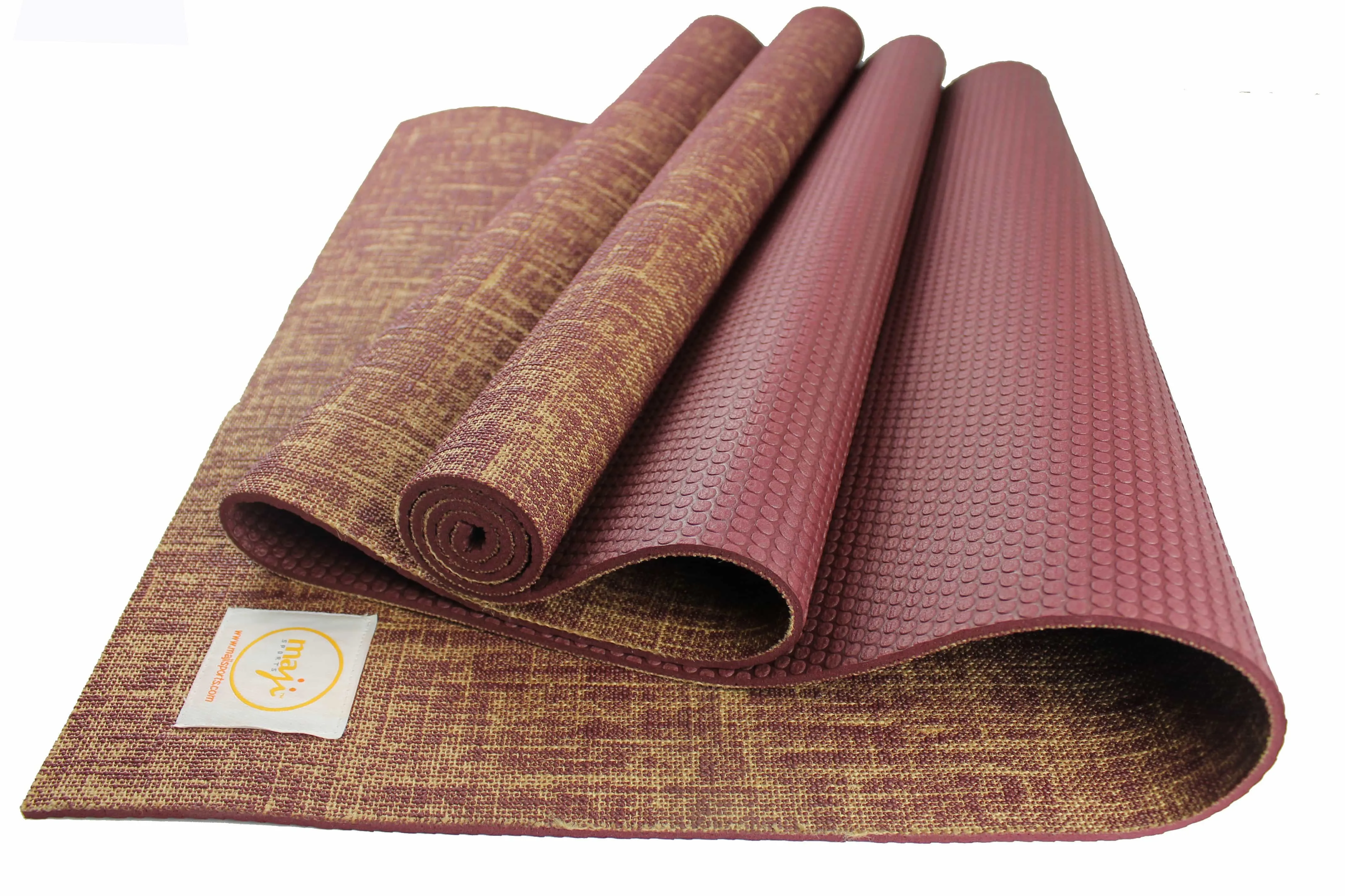 Jute Premium ECO Fitness, pilates, yoga mat   Trigger Ball   Massage Stick