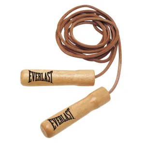 Leather Jump Rope With Wooden Handles