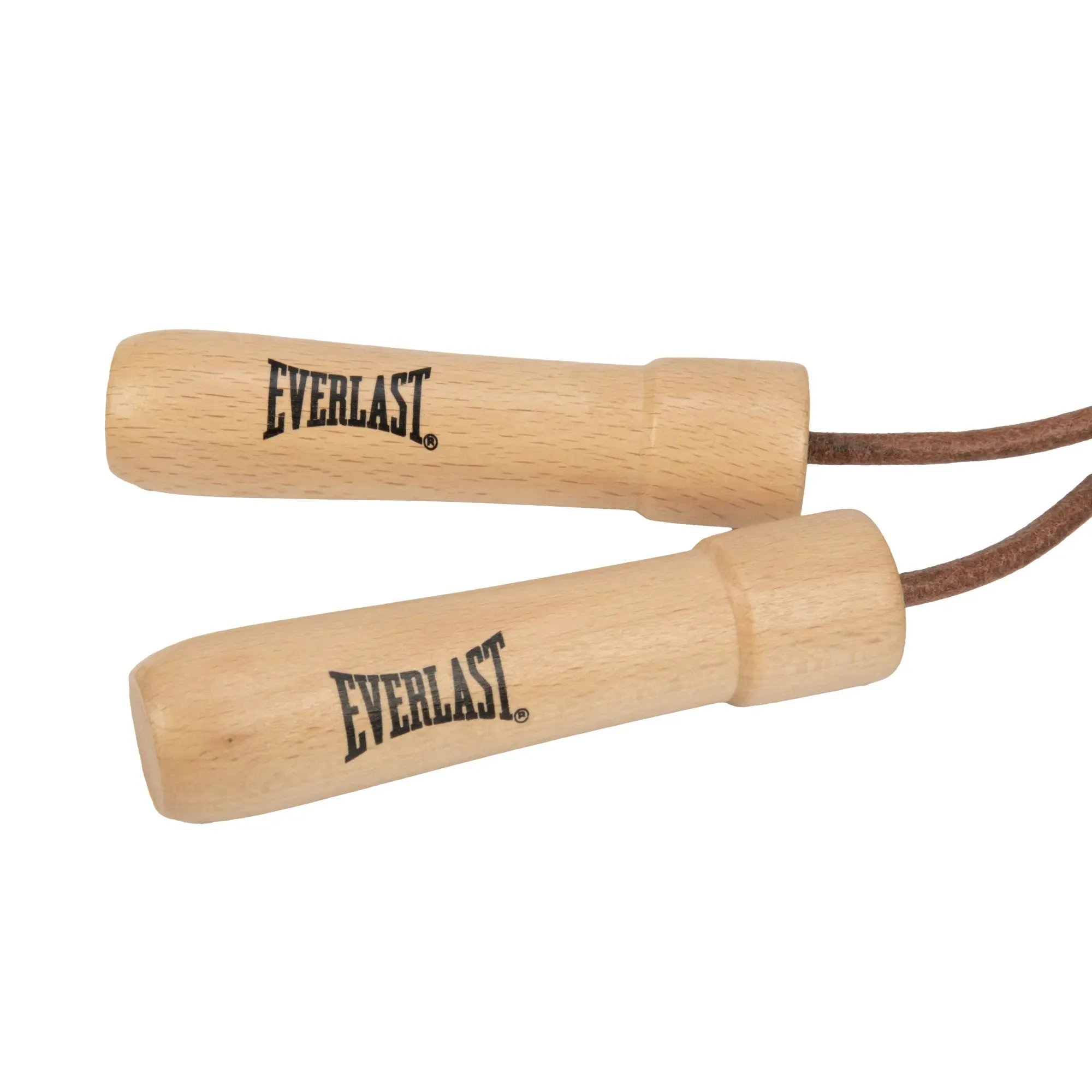Leather Jump Rope With Wooden Handles