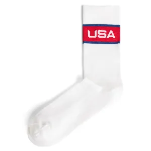 Leigh Quick Dry Yarn Socks White - SU24