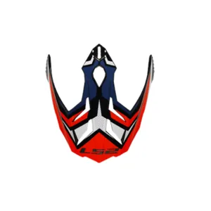 LS2 MX701 Peak Focus Motorcycle Accesseries Blue White Red