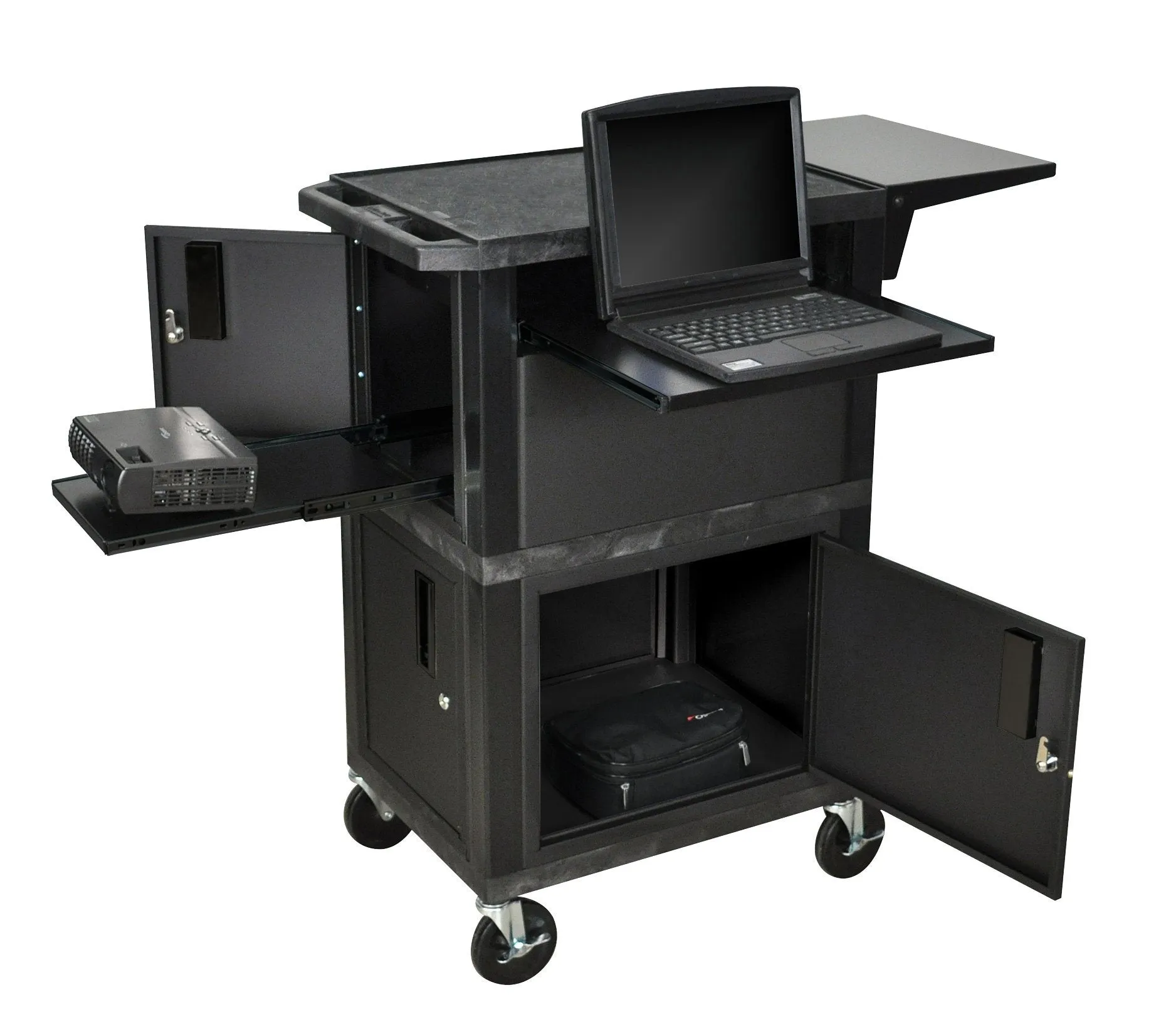 Luxor Tuffy Black Presentation Station