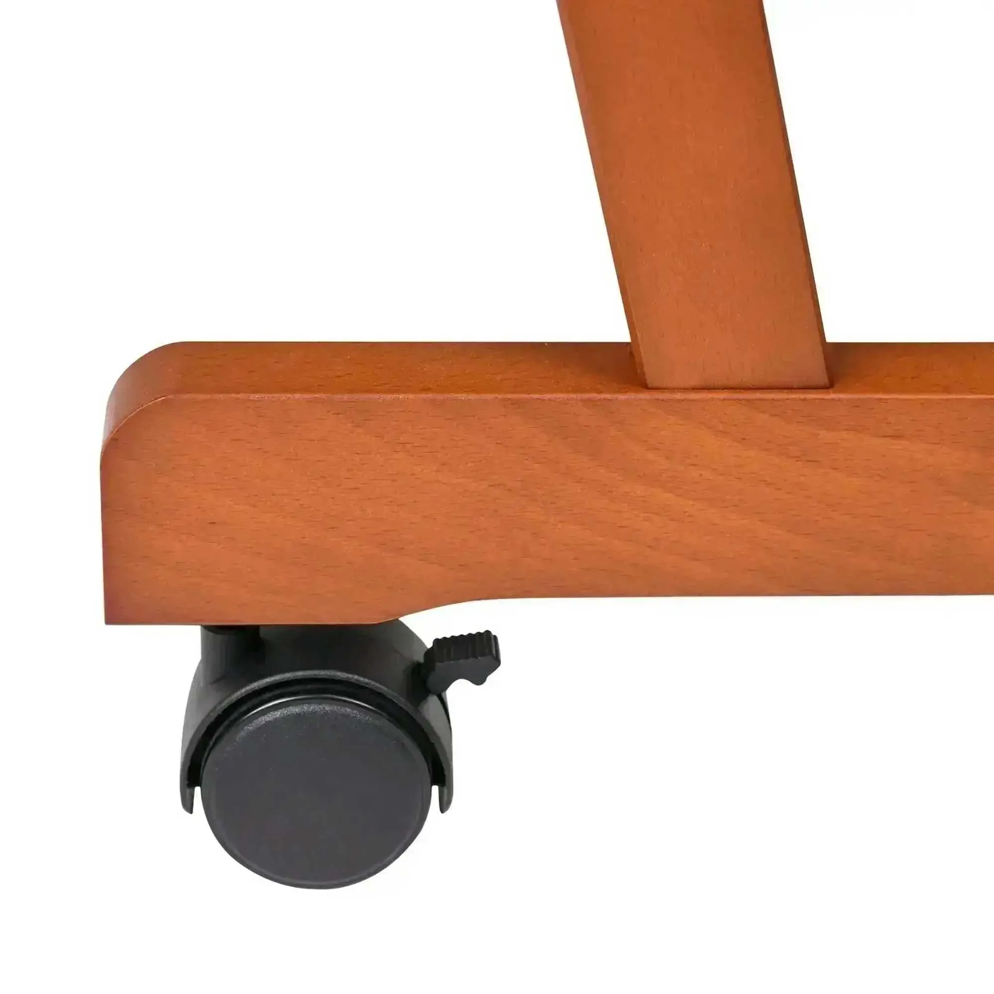MEEDEN Large Artists' Studio/Display Print Rack with Castors - Walnut