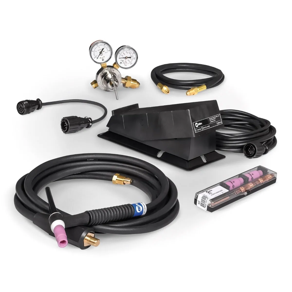 Miller Multimatic 255 Pulsed Multiprocess Welder w/Running Gear and TIG Kit (951768)