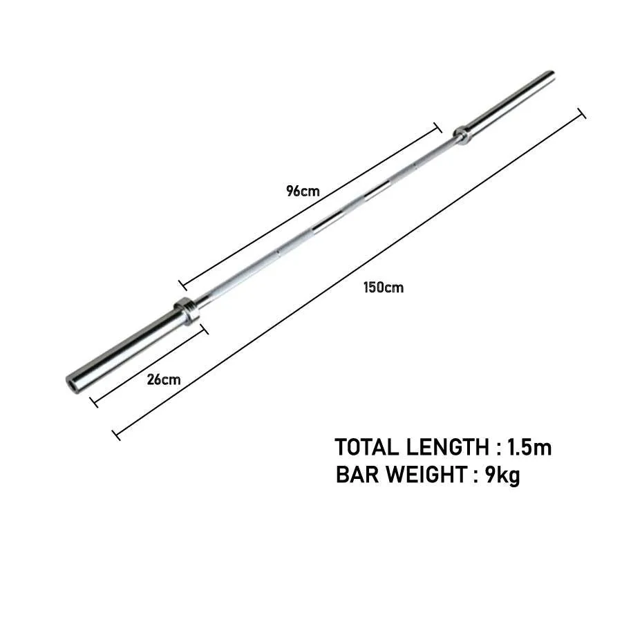 Olympic Bar 1.5M 5 Ft Olympic Training Bar