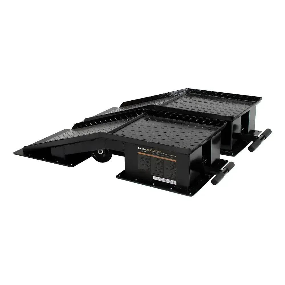 Omega 20 Ton Rated Wide Base Truck Ramps, Pair - 93201
