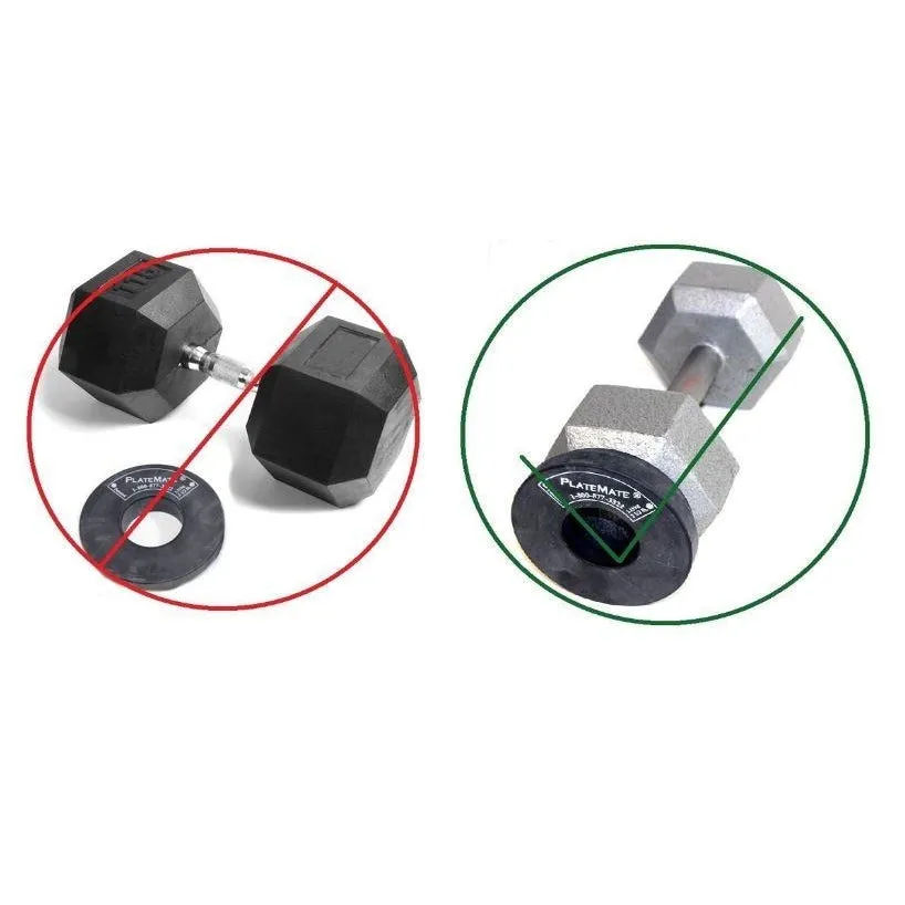 PlateMate Micro Loading 2.5 lb Donut Weight Plate Pair