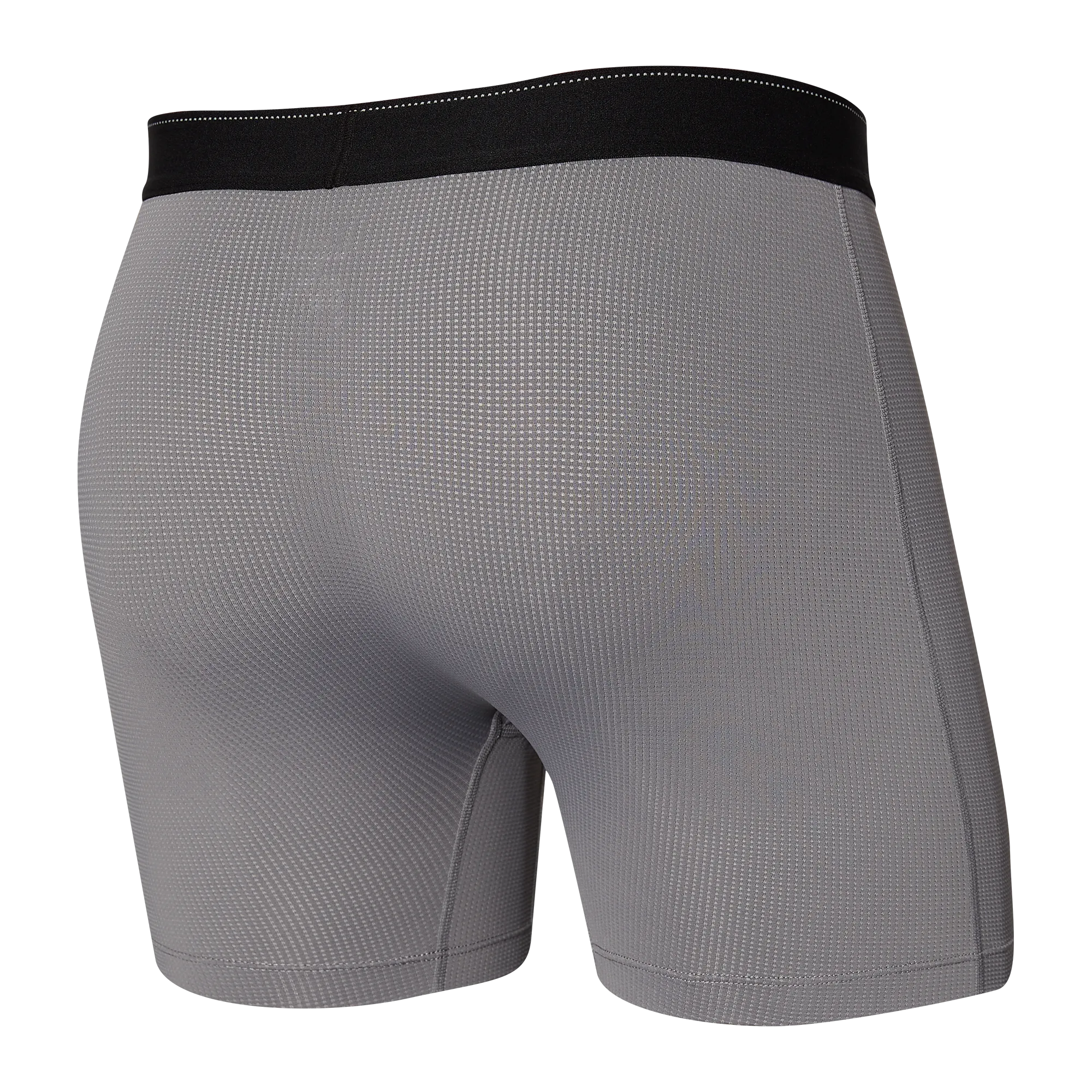 Saxx Quest Quick Dry Mesh Boxer Brief Fly - Dark Charcoal