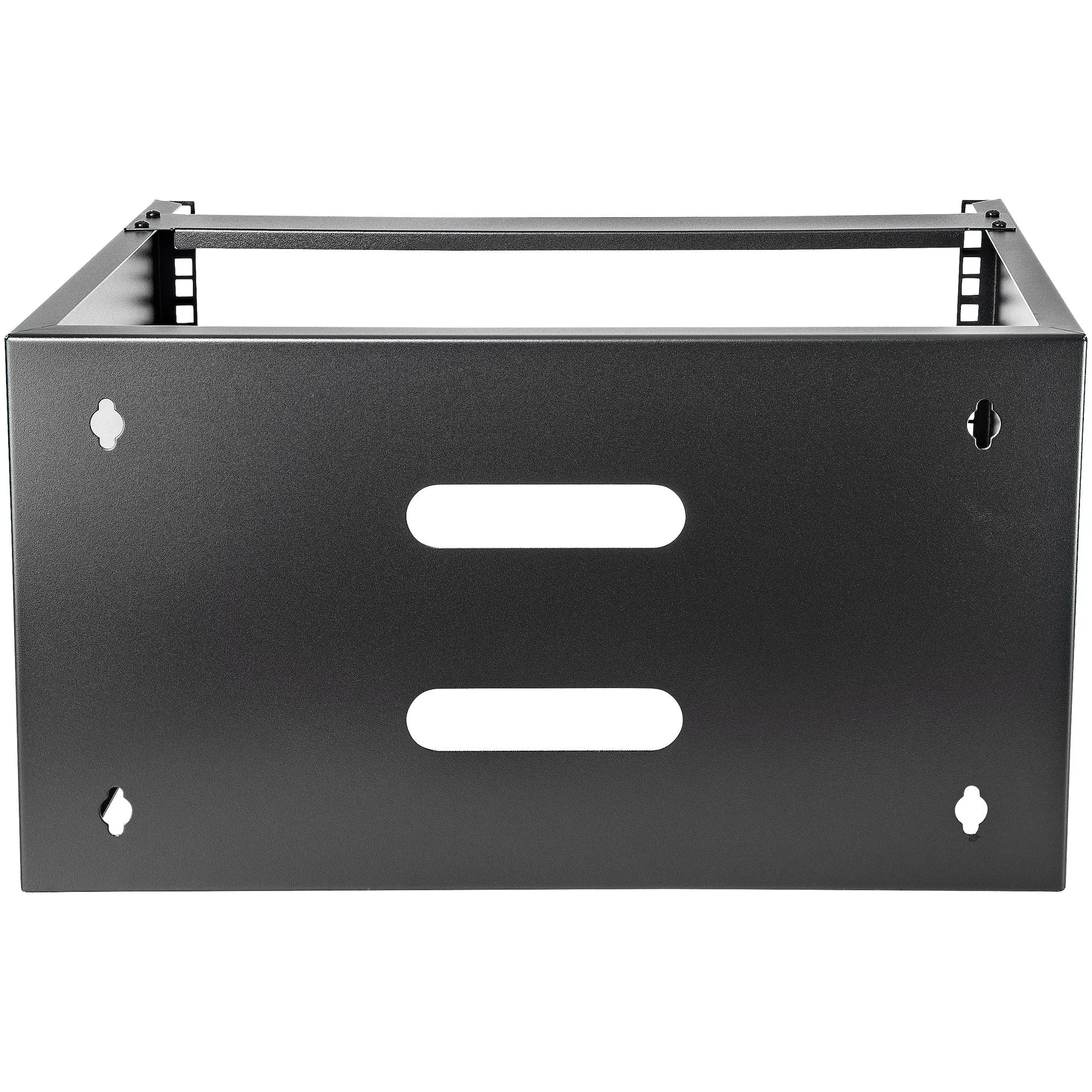 Startech.Com Wall Mount Patch Panel Bracket - 6U - 14In Deep (Wallmount6) - Cabinet - Wall Mountable - Black - 6U - 19"