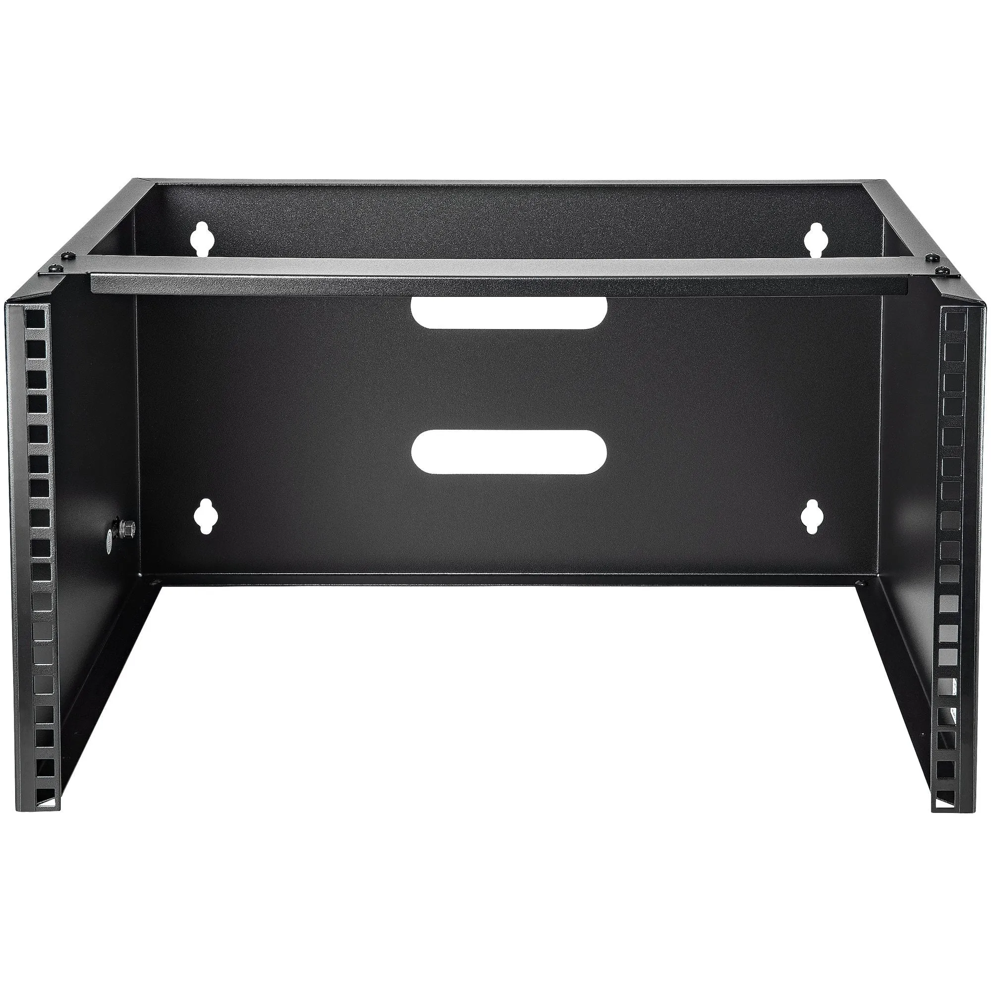 Startech.Com Wall Mount Patch Panel Bracket - 6U - 14In Deep (Wallmount6) - Cabinet - Wall Mountable - Black - 6U - 19"