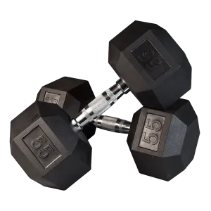 Ultimate Rubber Hex Dumbbells