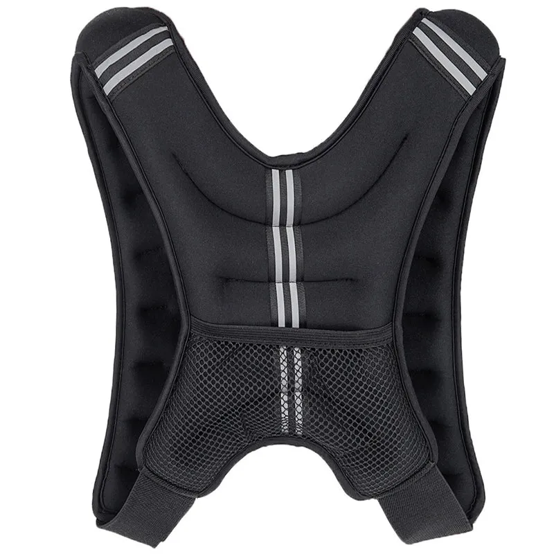 Weighted Vest 10kg Adjustable Weight Exercise Training